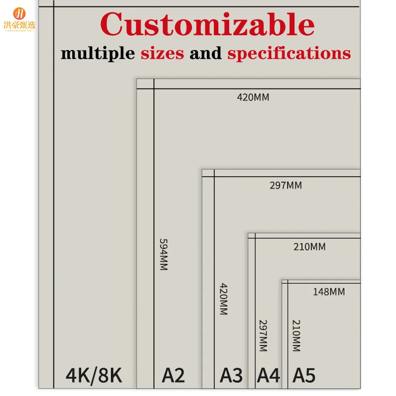 High-quality double-sided gray cardboard high-hardness Customizable specifications Clothing shirt packaging gift box cardboard