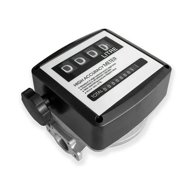 High Accuracy 1 Inch Mechanical Diesel Counter Digital Fuel Petrol Consumption Flow Meter