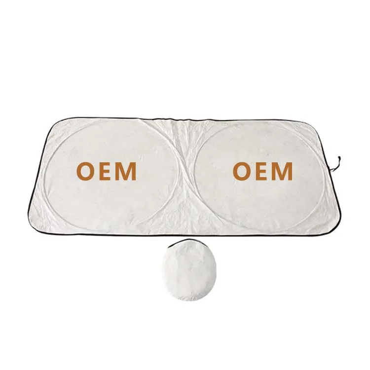 Car advertising gifts auto billboard custom LOGO DuPont car sunscreen Environmentally friendly car sunshades