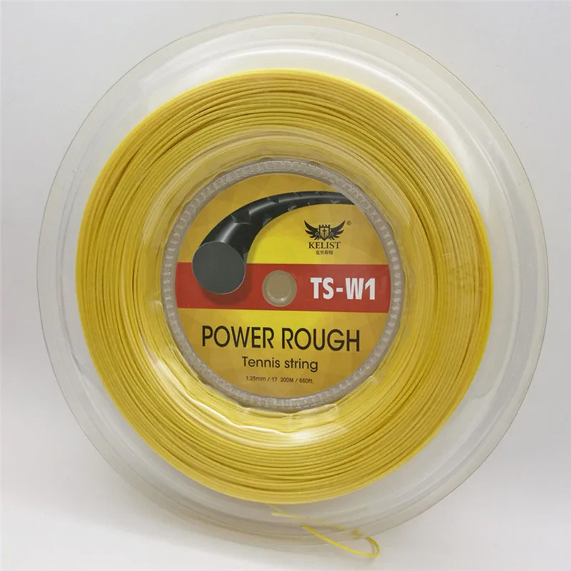 Co-polyester  power rough  brand tennis string reel 200m  can accept Customized OEM LOGO