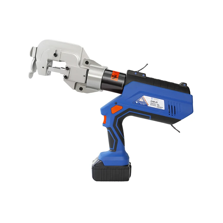 ESH-25 Battery Powered Punching Tool Hydraulic Cross Arm Pole on the Punching Tool