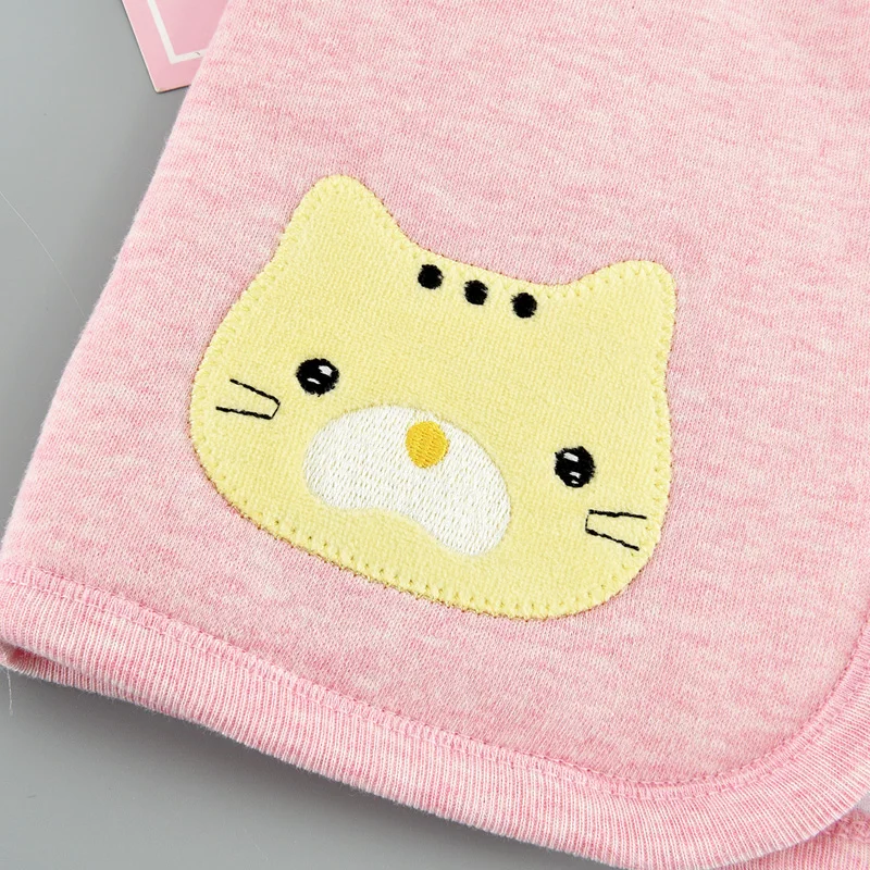 
Autumn winter 100%Cotton baby vest kids warm clothes Plain baby cardigan waistcoat 