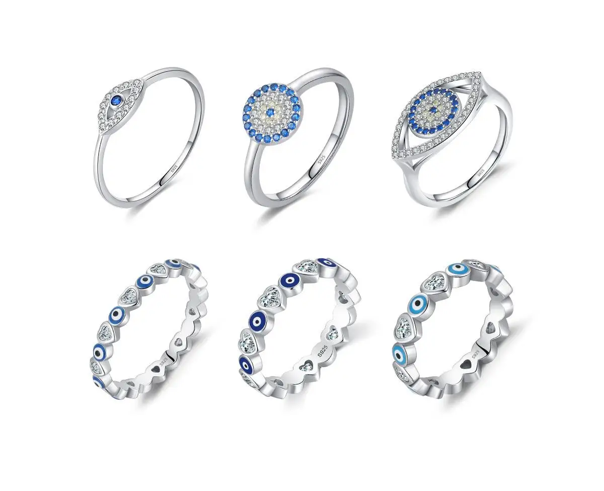 2024 Latest Unique Design S925 Sterling Silver Fine Jewelry Boho Diamond Gold Ring Fashion Rings