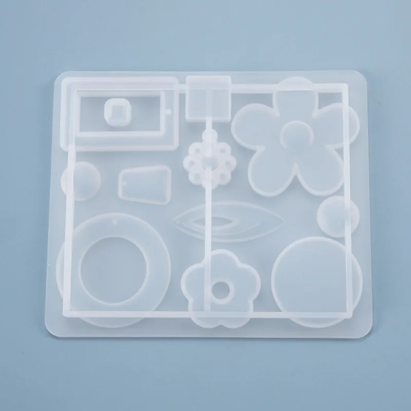 Earring Flower Pendant Silicone Earrings Hook Molding Ornaments Jewelry Decorative Silicone Resin