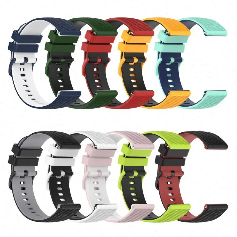 SIlicone Smart watch Strap for Garmin Venu 2 Active Galaxy watch4 watch5 pro Belts Bracelets