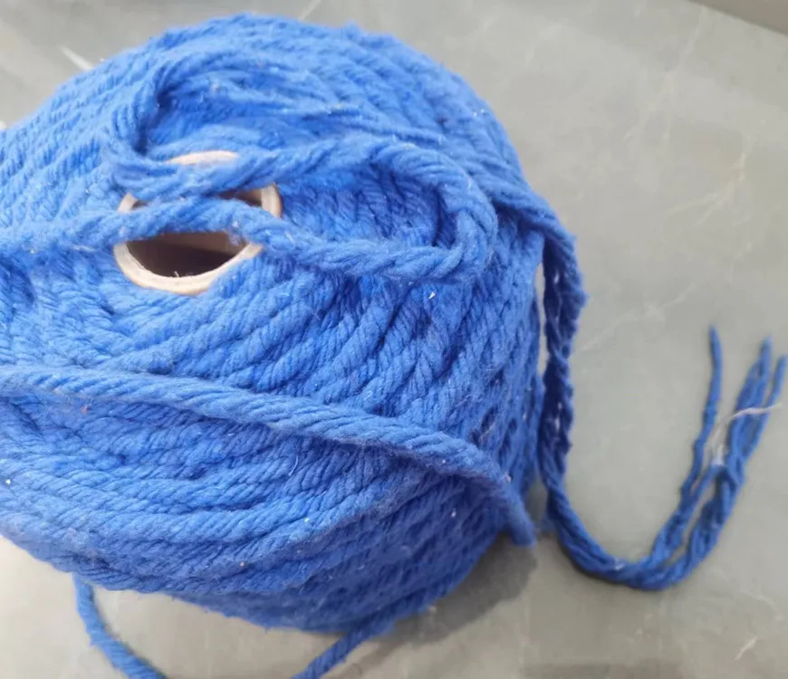 Ne 0.5s/4  friction spun mop yarn recycled cotton polyester blended yarn