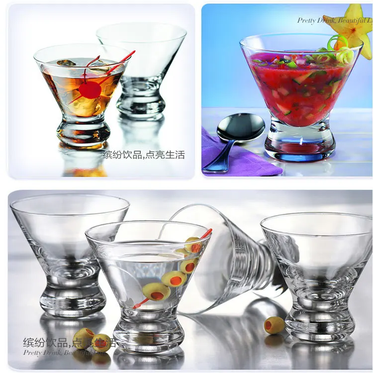 LIBBEY COSMOPOLITAN 3801 244ml Cocktail Bar Glass Different Capacity Short Stem Table Stem Glass for Multi Functional Using