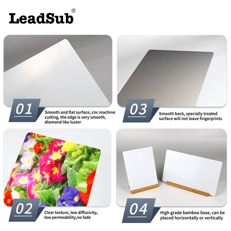 Metal Print Blanks Sublimation Aluminum Sheets 6inch 7inch 8inch 10inch Printing Blanks Aluminum Plate Photo Panel