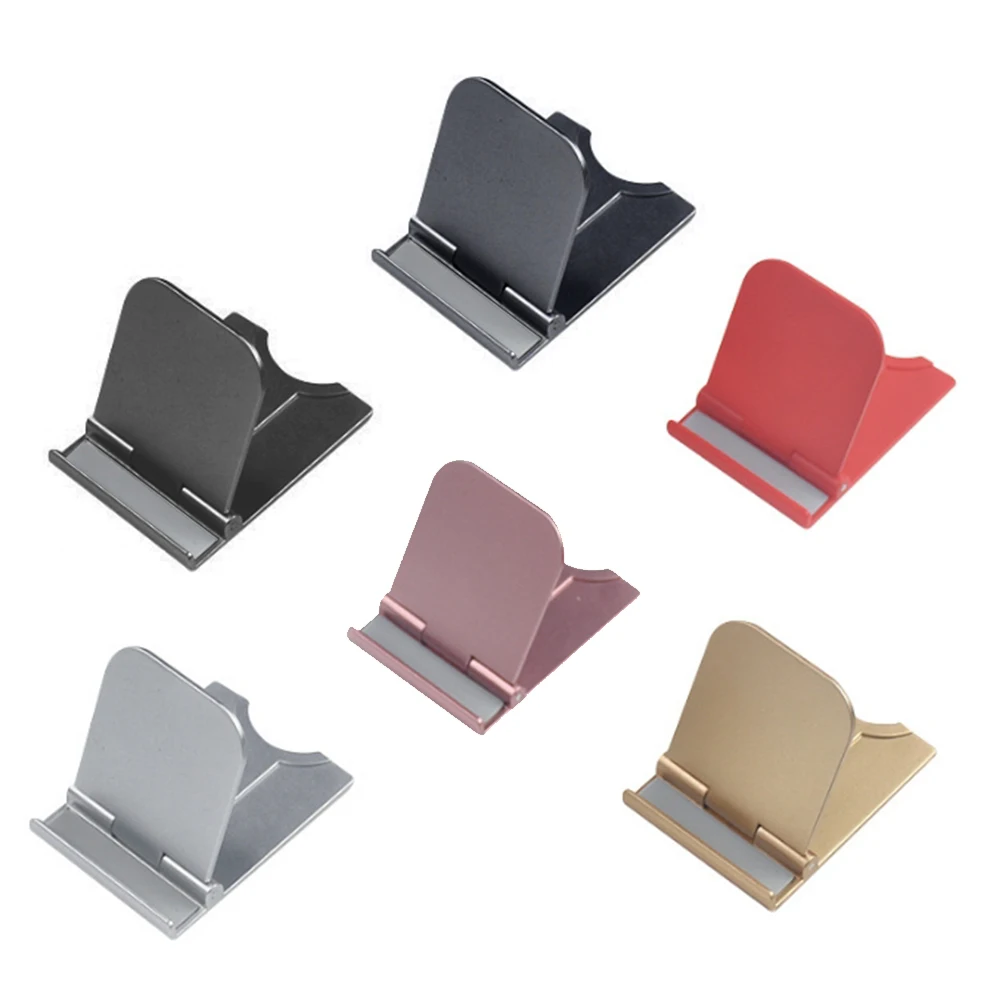 Factory Wholesale OEM Foldable Plastic Desktop Mobile Phone Holder Stand for Gifts