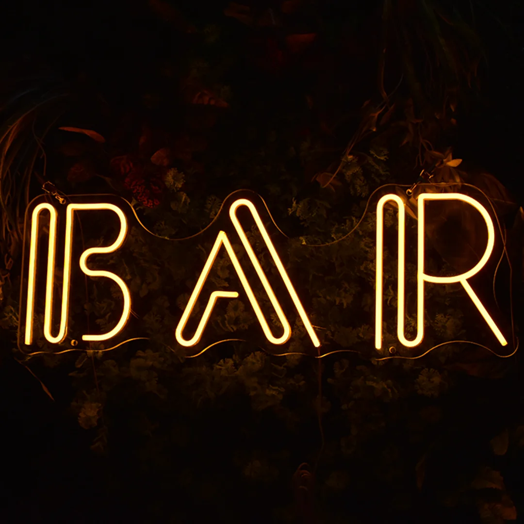 Commercial business logo customized warm white flexible acrylic led neon sign custom Neon Sign