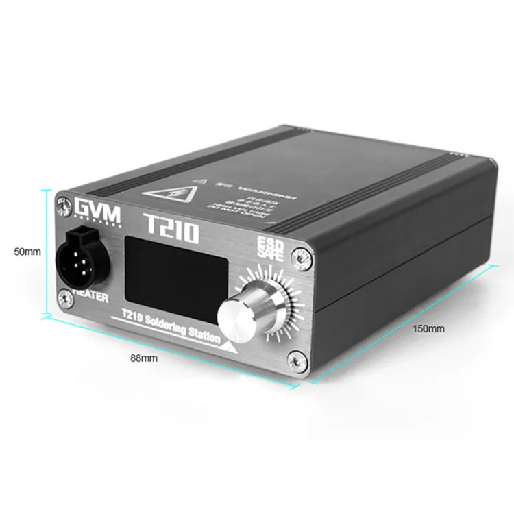  Паяльная станция пистолет с горячим воздухом GVM T210 75вт светодиодный дисплей автоматическое выключение 2S Быстрый нагрев для ремонта iPhone флюс сварки инструмент газовой