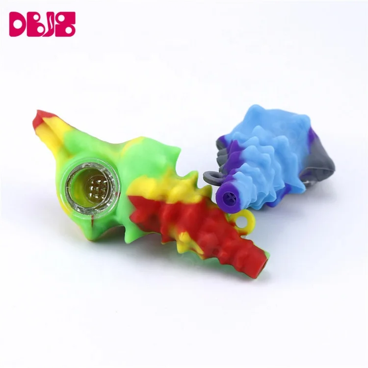 
Wholesale Custom Portable Glass Bowl Conch Silicone Pipes Weed Accessories Crack Tobacco Smoking Pipes for Sale 