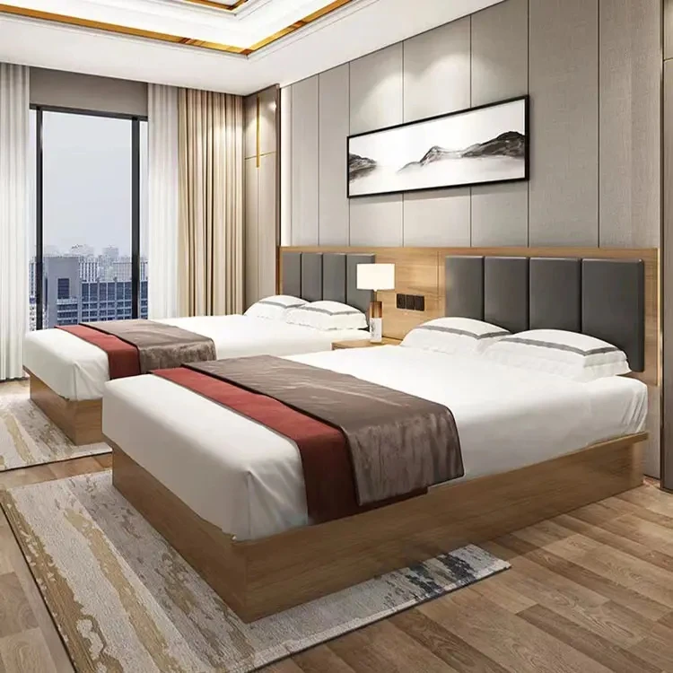 Modern customize color panel board hotel guest room furniture set from bianyi factory directly