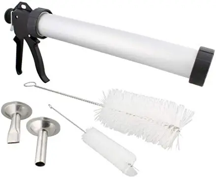  Jerky Gun 1 5 фунта емкость Shooter Kit алюминиевый корпус Blaster легко чистить ручку и насадки из нержавеющей