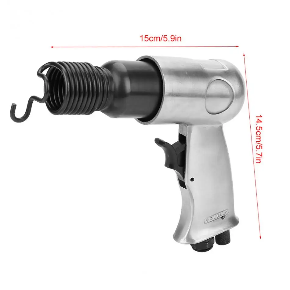190 Air Hammers pneumatic Chisel performs like  top brands knock out the slab to relocate shower plumbing on a home renovation