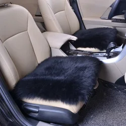 hot Factory wholesale car wool seat cushion 45*45 square  wool cushion four-level universal cushion