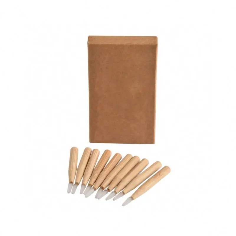 Tingsheng high eco-friendly organic bamboo interdental brush between teeth cleaner bamboo interdental brush