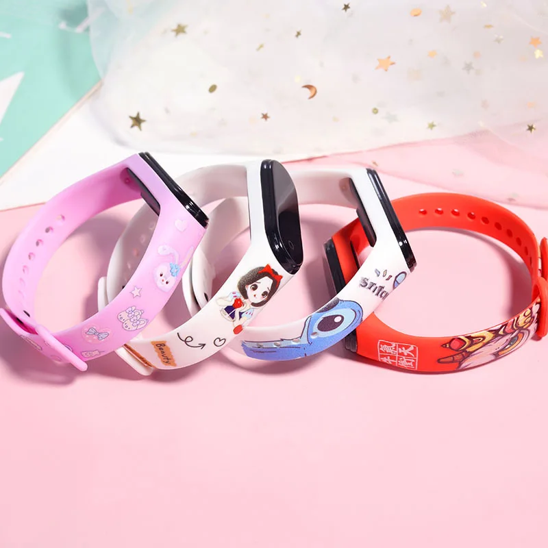 Free samples Cartoon Children Electronic Watch Animation Led Electronic Watch Kids Waterproof Touch Bracelet Watch