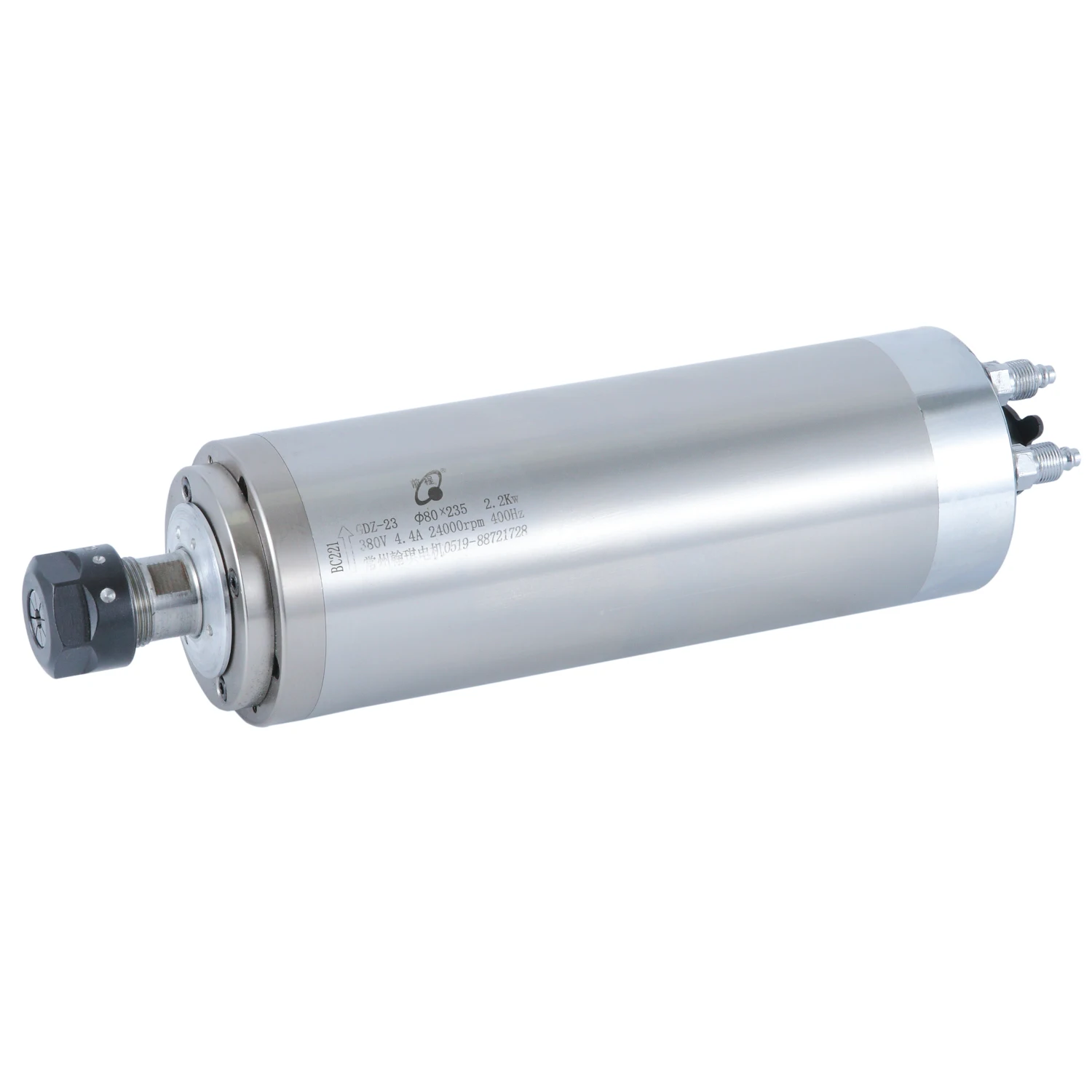 hot sale 80mm 2.2w ER20 four bearings woodworking spindle motor for cnc router machine GDZ-23