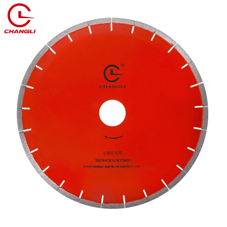 Silent Tools Segment Granite Wet Cutting Disc Diamond Saw 350MM Large Circular Saw Blades Quartz
