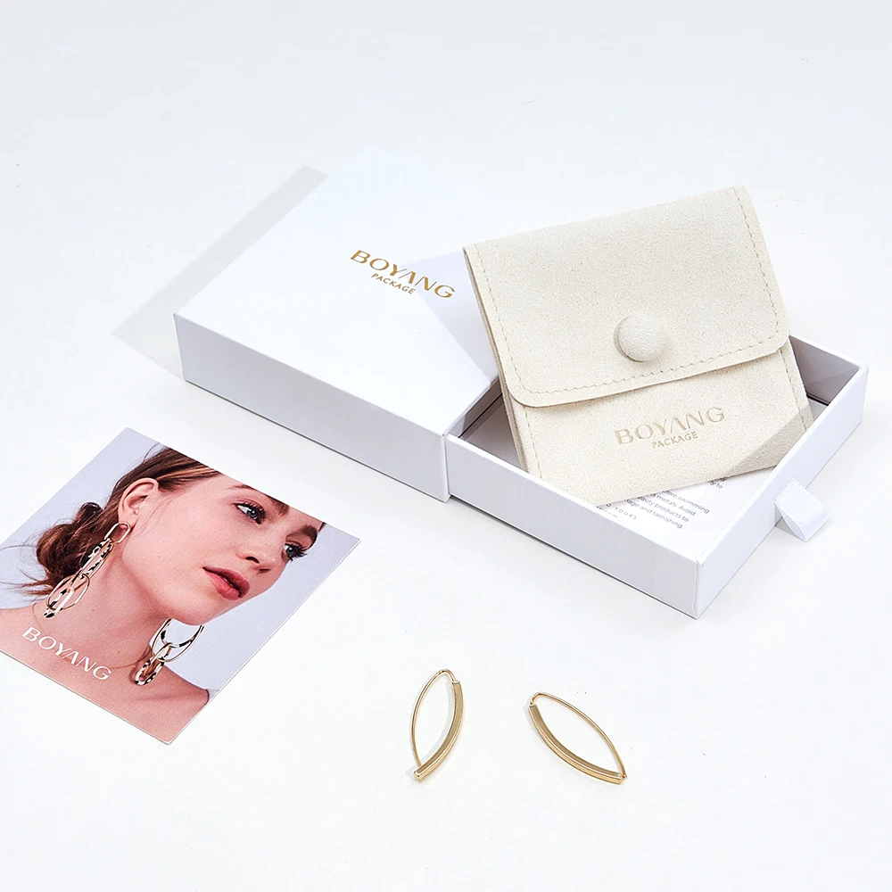 Custom Printed Accessories Jewellery Gift Box Drawer Necklace Earring Bracelet Ring Jewelry Box Packaging