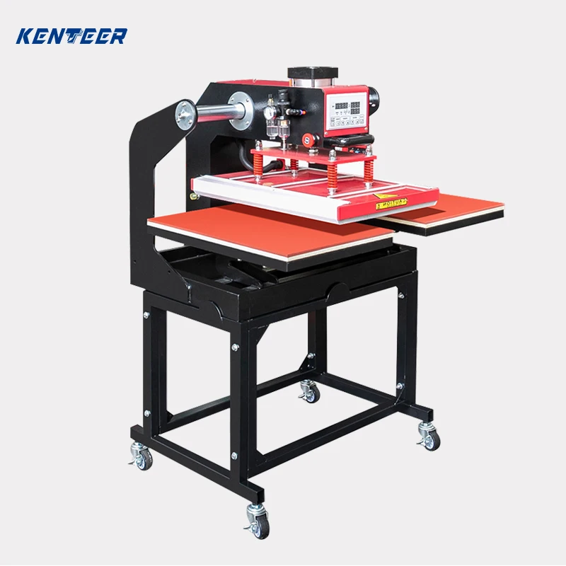 pneumatic double station heat press machine heat press machine double hydraulic double action press machine
