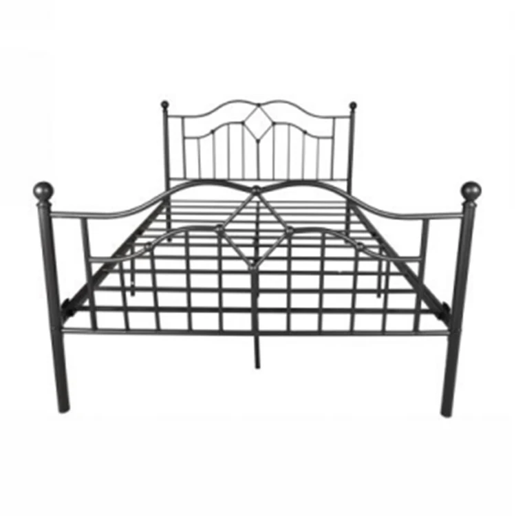 Factory Direct Export Frame Accessory Vintage Wrought Iron Bed Metal Bed Bedroom Furniture