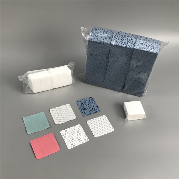 5*5 cm Disposable  Manicure Cleaning Polypropylene Lint Free Cleaning Nail Wipes