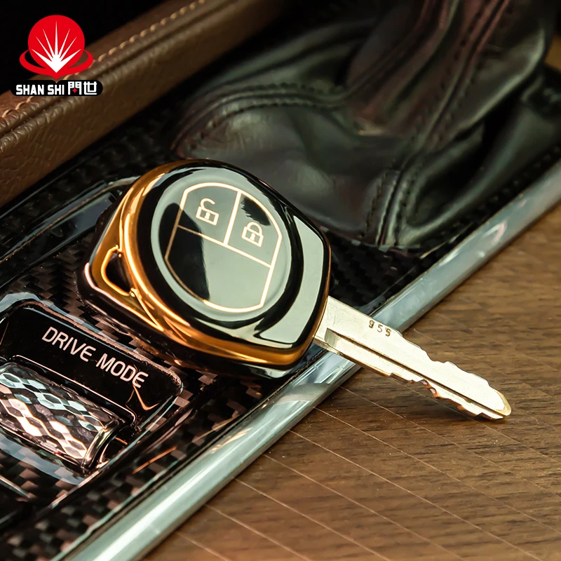 2022 New Design Light Luxury Protector Cover two button key TPU Car Key  For Suzuki Model