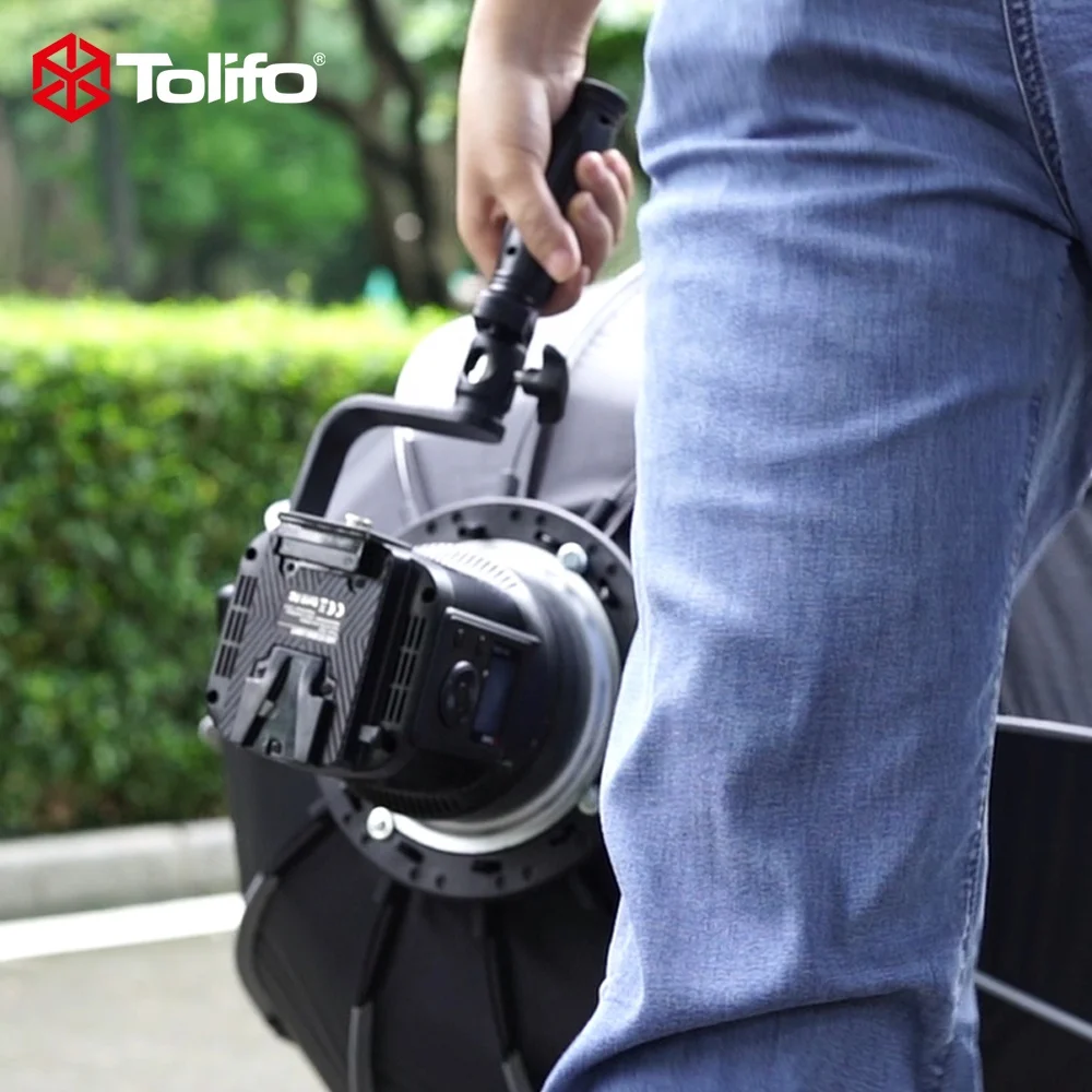 Tolifo SK-120DB 135w Профессиональный на открытом воздухе на креплении Bowens Светодиодная панель для видеосъемки easyrig освещения студийный осветительный прибор для Tik tok Youtube