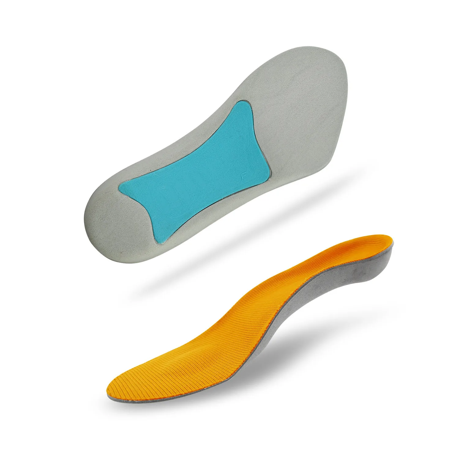 Fashion 3/4 length Orthotic Plantar Fasciitis Flatfoot Over-Pronation Compound Orthopedic Arch Support Insole High Arch