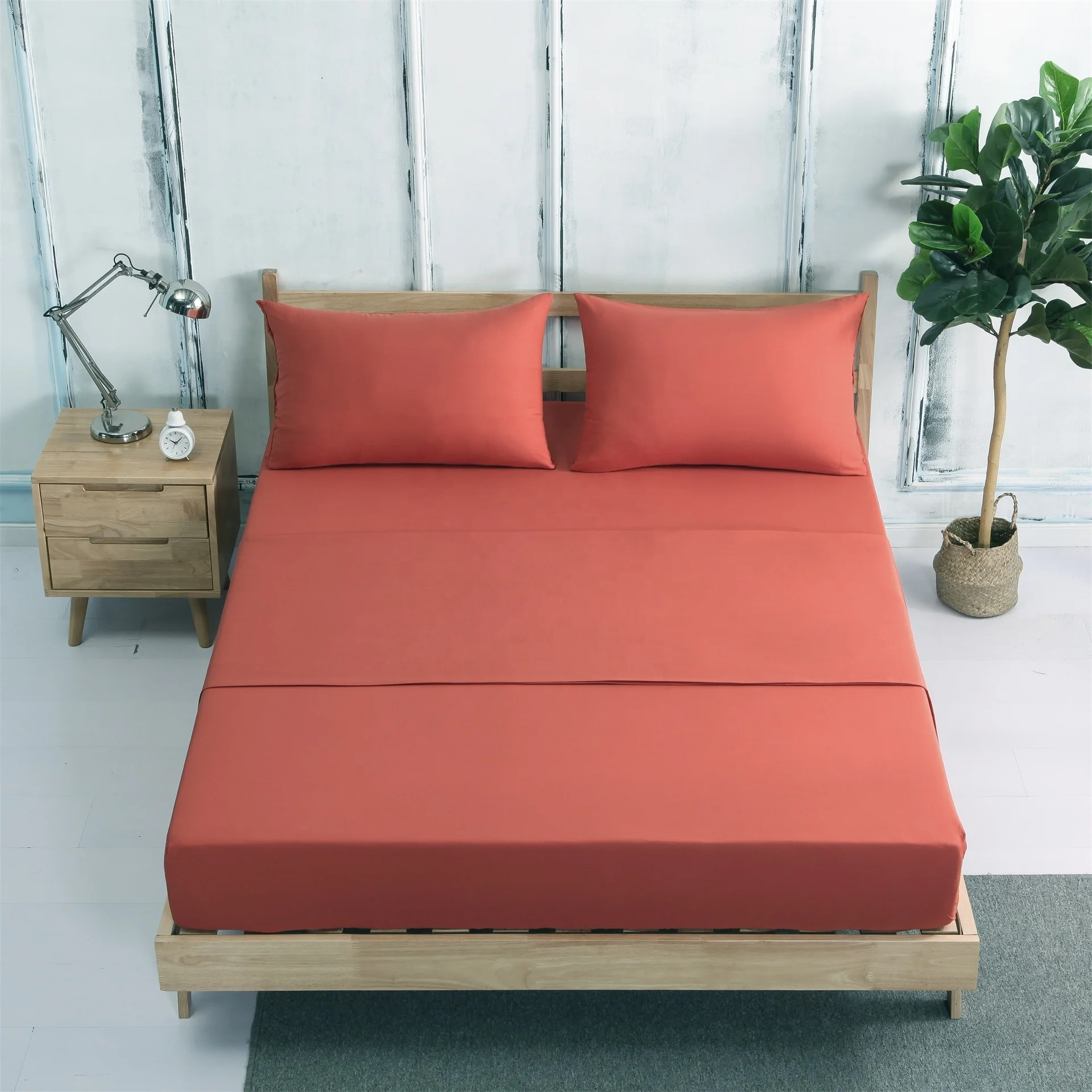 Amazon Explosion-style Four-piece bed sheet set 4-piece fitted