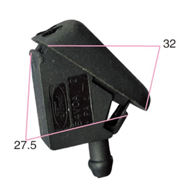 Universal Windshield Wiper Washer Water Nozzles Replaces OEM Spray Jet Kit