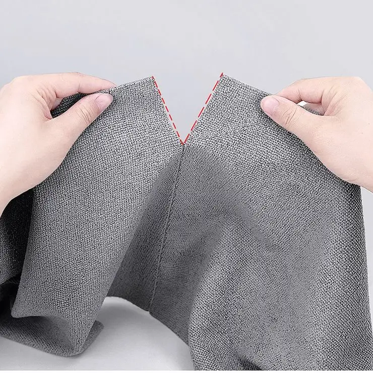 Multi-Purpose Absorbent Tear-Off Microfiber Towel Roll Rag Kitchen Household Cleaning Cloth