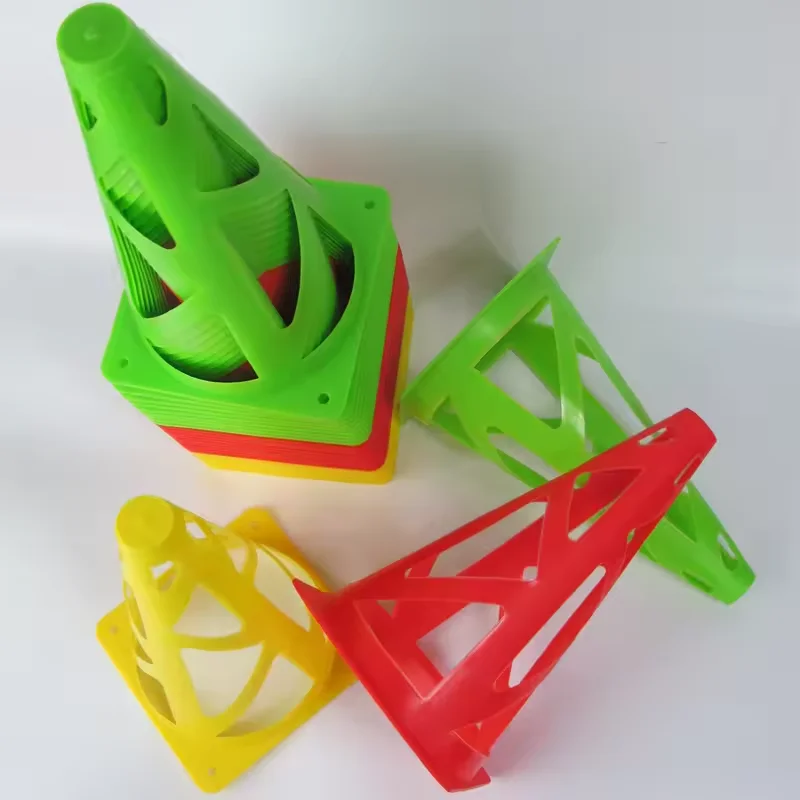 High Quality soccer training equipment Hollow design football training cone for agility training