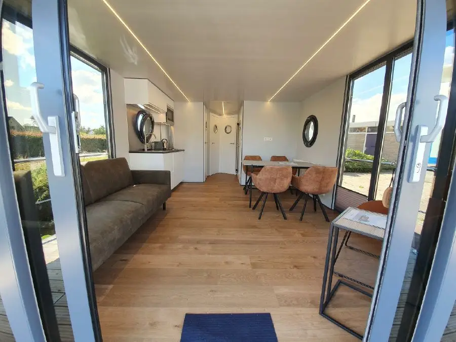 2023 Hot Selling Custom Pontoon House Pontoon Boat Home Lifestyle Aluminum House Yacht Water Floating Pontoon Boat