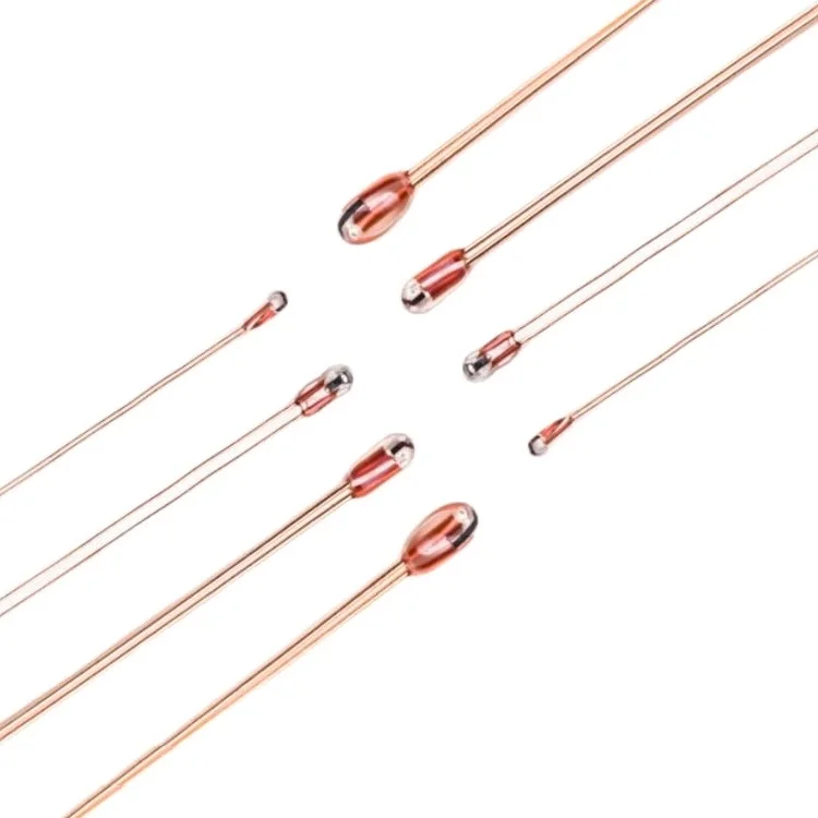 10K 100K 1% MF51 3950K  Bead Glass-Encapsulated Temperature Thermistor    Ntc Thermistor