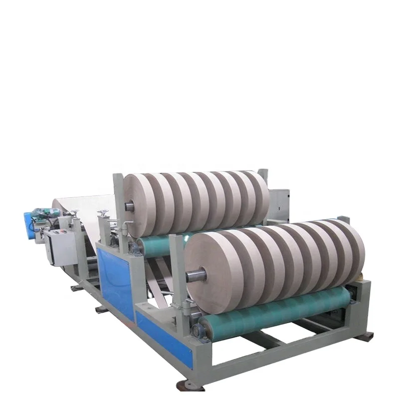 Automatic kraft tissue roll slitting craft paper core winding machine