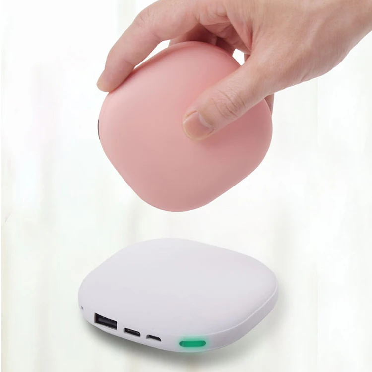 4000 мА/ч, 2 в 1 дополнительное внешнее портативное зарядное устройство, зарядка через usb заряжаемая ручная грелка usb грелка для рук грелки для рук многоразового использования