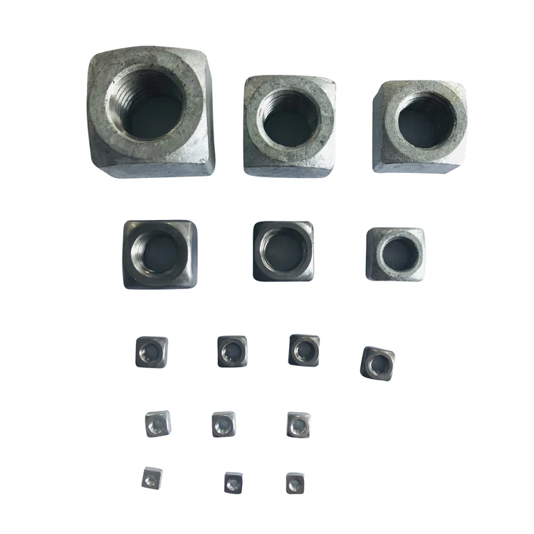 
Hot Selling Our Own Manufacturer fasteners bolts nuts Square spring nut carriage bolt and nut 