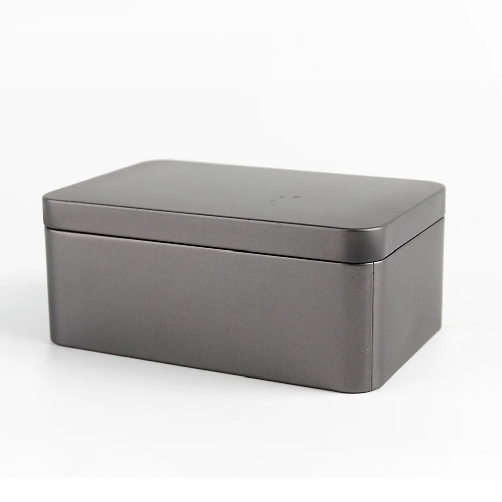 High Quality Vintage Food Grade 100g Big Black Pencil Cigar Tea Tin Box