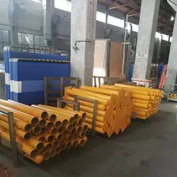 Safety Bollard  Yellow Powder Coated Safety Parking Barrier Post