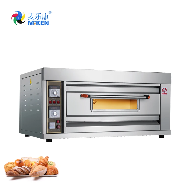 MK-1-2D Коммерческая мойка высокого качества теплые интерьер таймер нержавеющая сталь электрическая для пиццы продажа пекарной печи