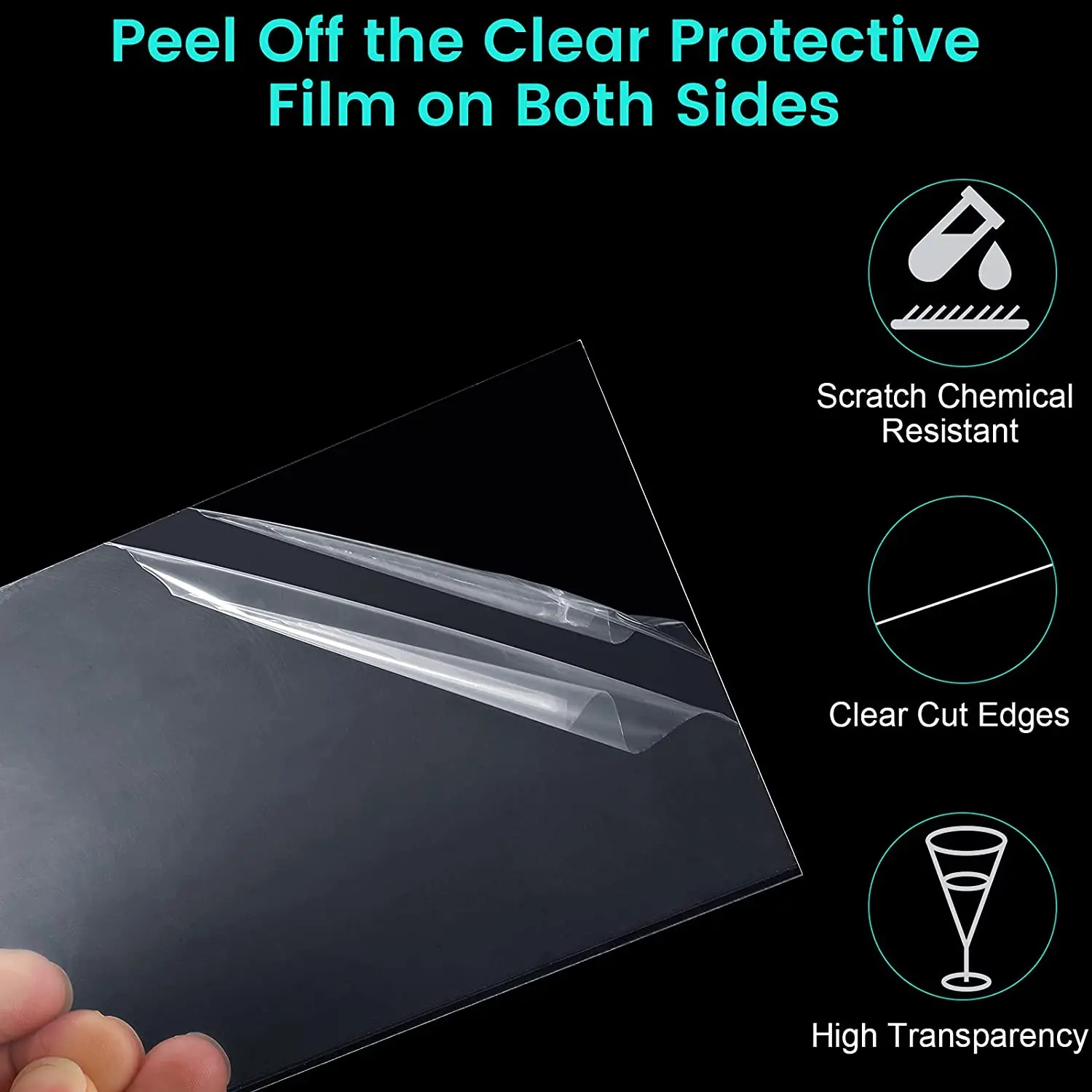 Factory Hot Sale PET Sheet with Protective Film Plastic Sheet Anti-Fog PETG Sheet Support Custom
