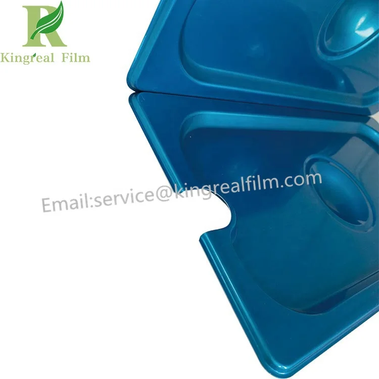 Customizable Deep Drawing PE Stainless Steel Blue Protective Film
