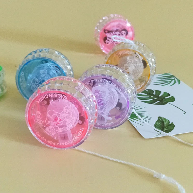 Beginner Level Glow parties light-up toys cheap yo yo ball toy  flashing led free professional yoyo LED light