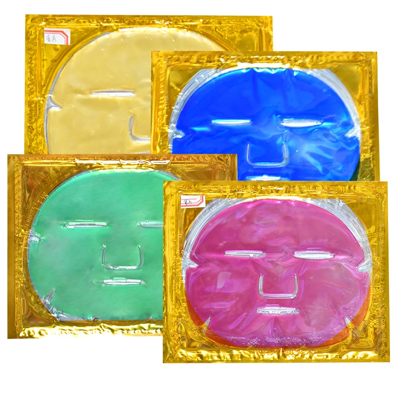 Factory Production Line Organic Moisturizing Crystal Collagen Patch  Moisturizing  Anti-aging Whitening Anti wrinkle Facial Mask