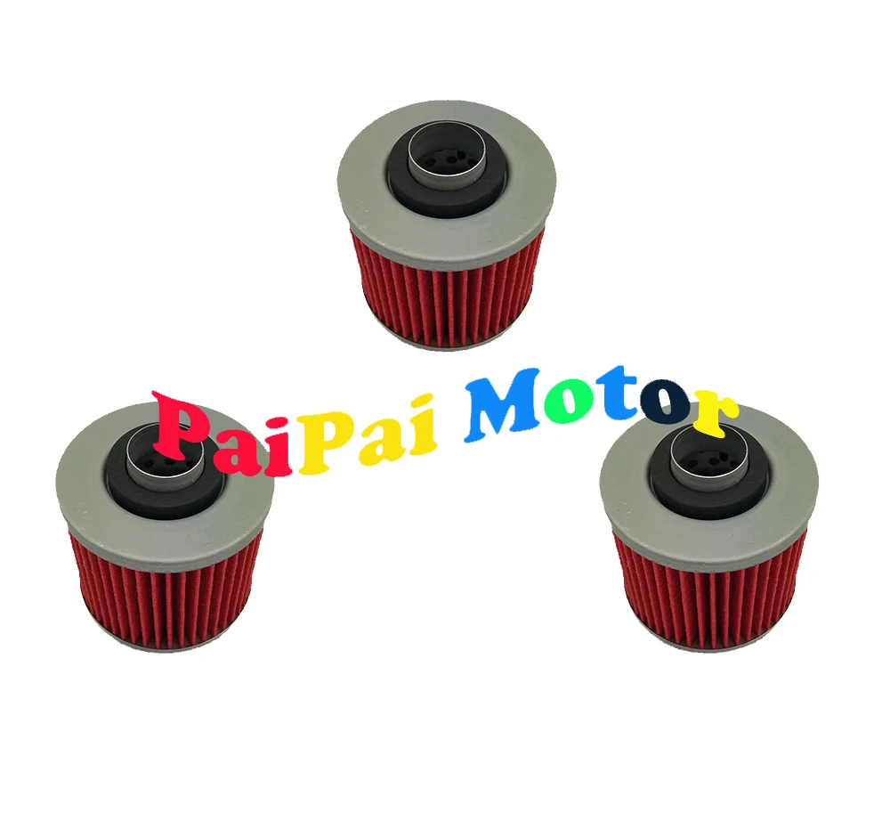 3 Pcs YFM600 FW &Raptor 700 YFM700R Oil Filters For Yamaha Grizzly 600 4x4
