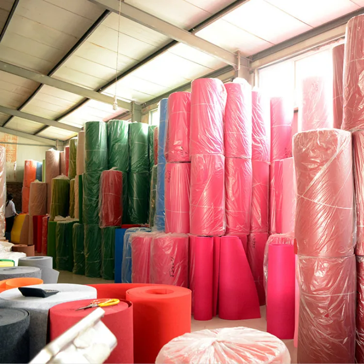 
The source manufacturer wholesale 1-5mm felt polyester cloth non-woven felt environmentally friendly material 