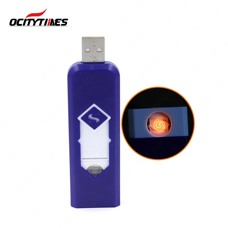 
2019 china factory small size plastic usb lighter for wholesale 